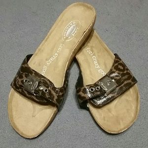 Womens Dr Scholls flip flop sandals. 7M